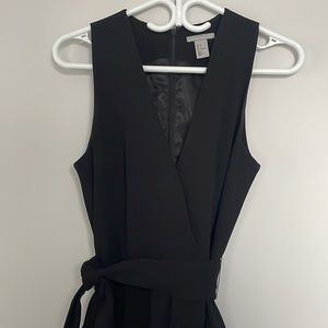 Black Jumpsuit with Tie Waist